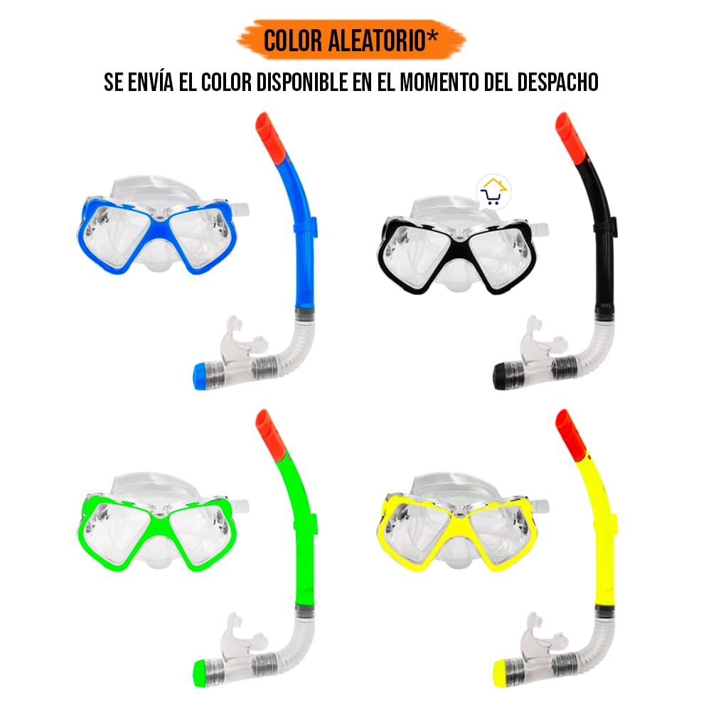 Miniatura 4 de Kit Careta + Snorkel Buceo NSP1900